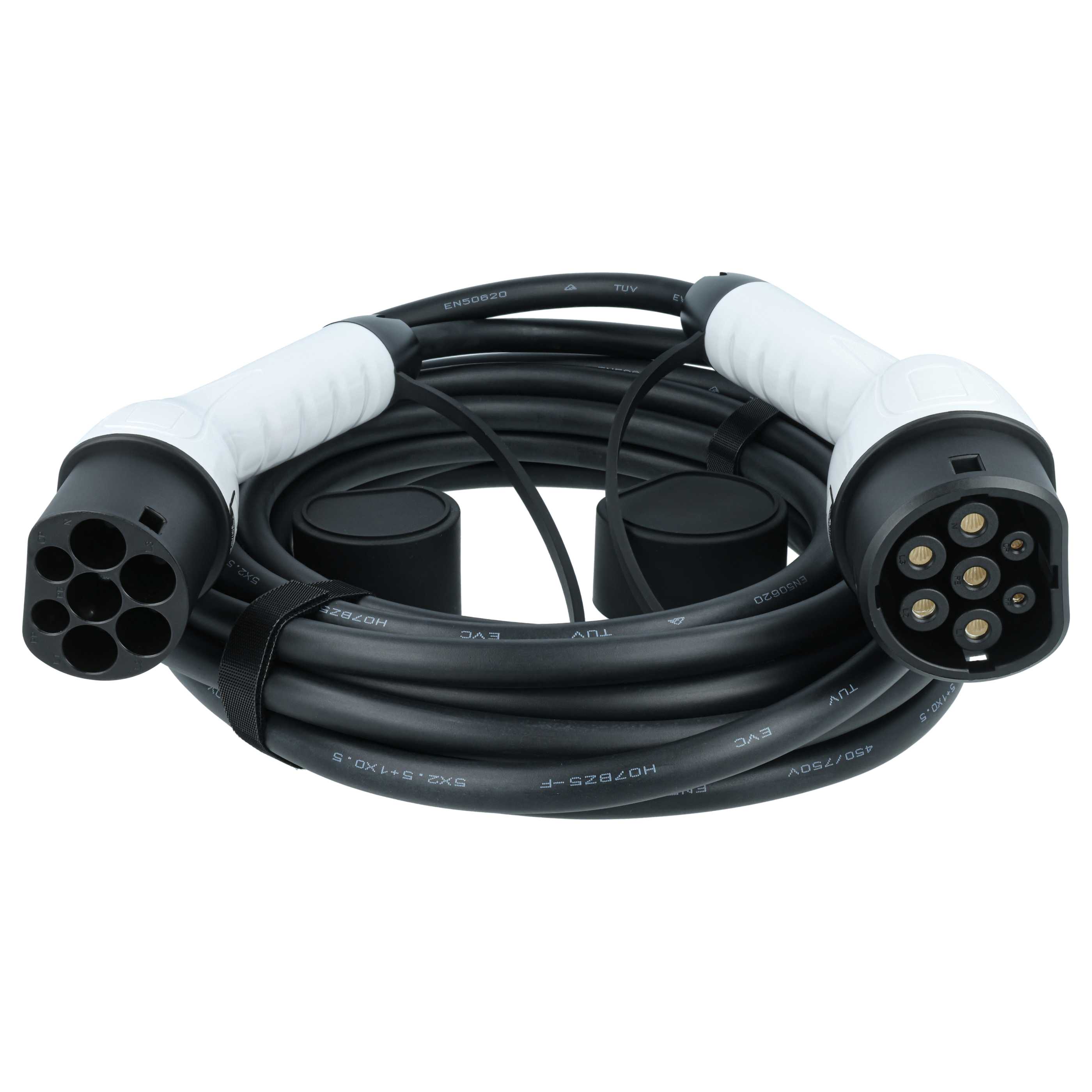 E-Auto Ladekabel Typ 2 zu Typ 2 - 16 A 3-phasig, 11 kW Mode 3, 10 m